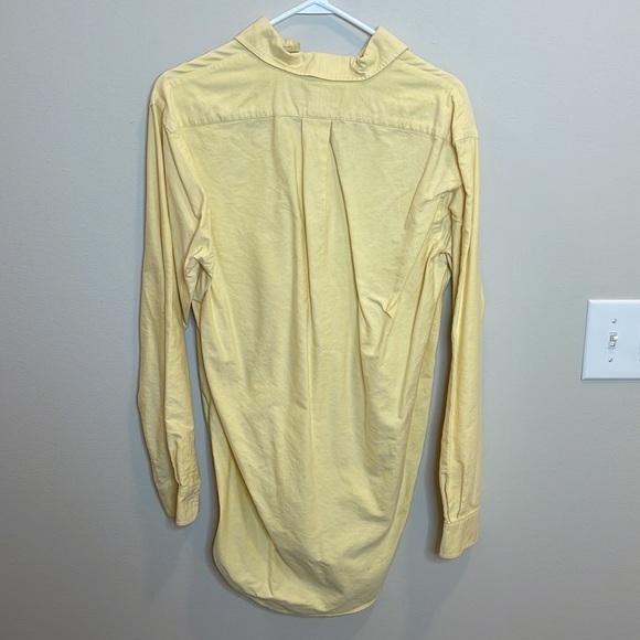Yellow Ralph Lauren Oxford Shirt Size 15-33 - Picture 4 of 4